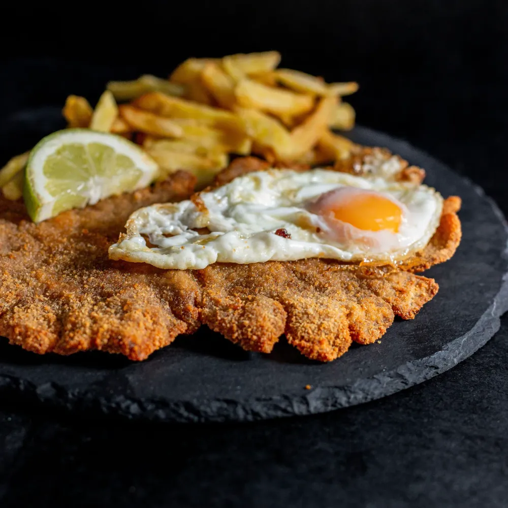Milanesa a caballo